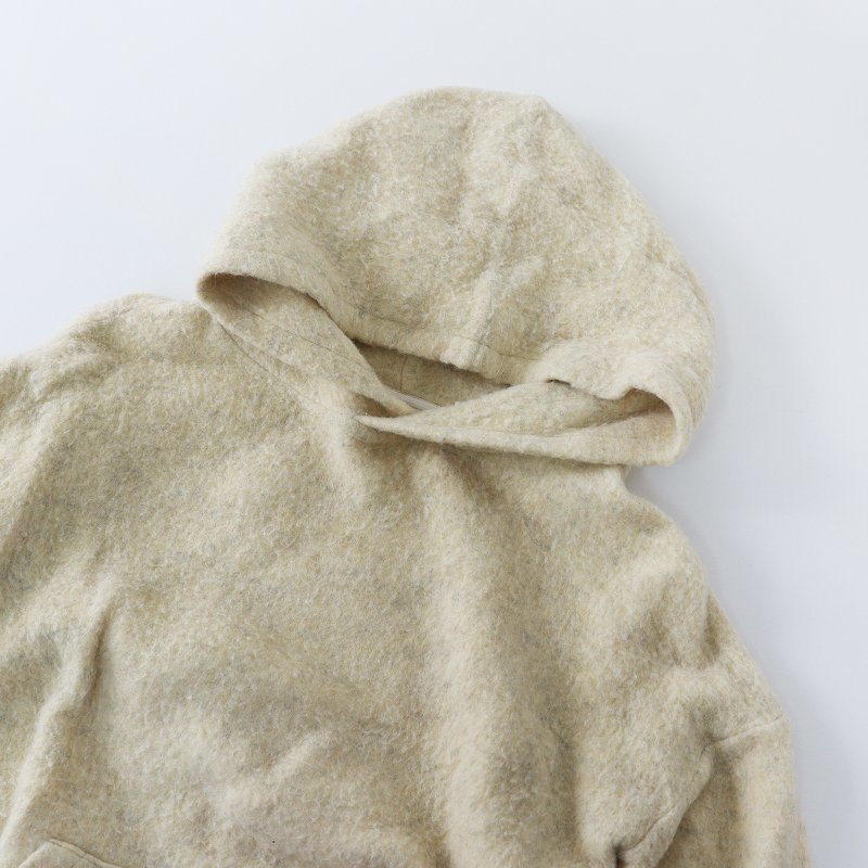 2021AW ネストローブ nest Robe ウール裏毛起毛 フーデッドパーカー F
