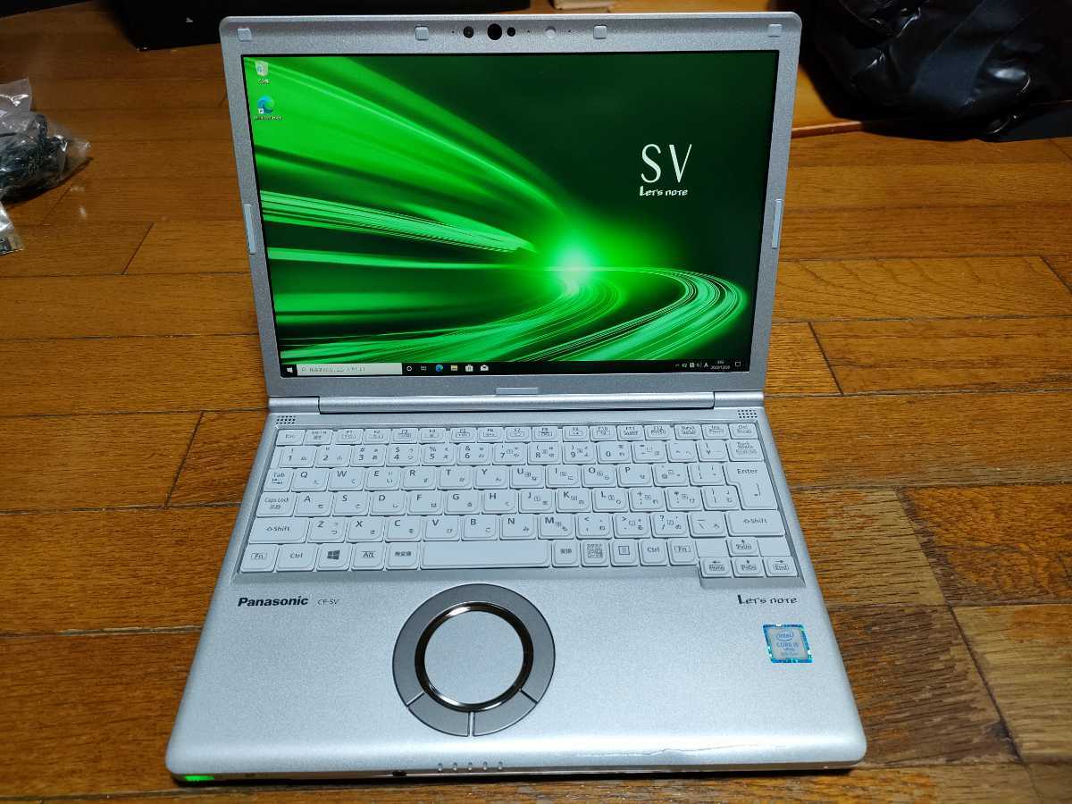 2019年モデル Panasonic Let's Note CF-SV8 WUXGA解像度 (1920X1200ドット) Core i5-8365U SSD256GB メモリー8GB