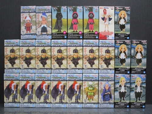 ■【未開封】プライズ ワールドコレクタブルフィギュア ワーコレ WCF 25体まとめセット / ワンピース 東京リベンジャーズ イカゲーム