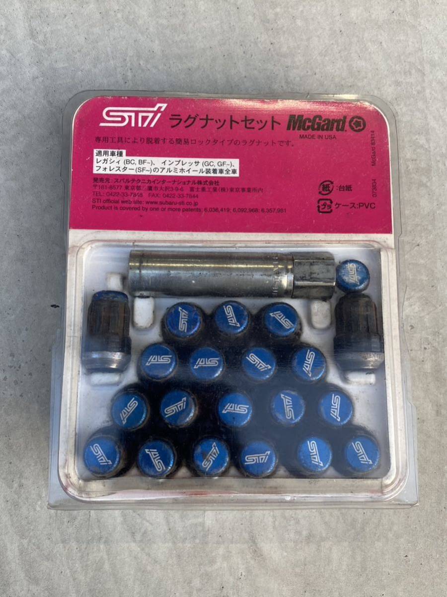 スバル STiラグナットセット マックガード STi LUG NUT SET McGard 
