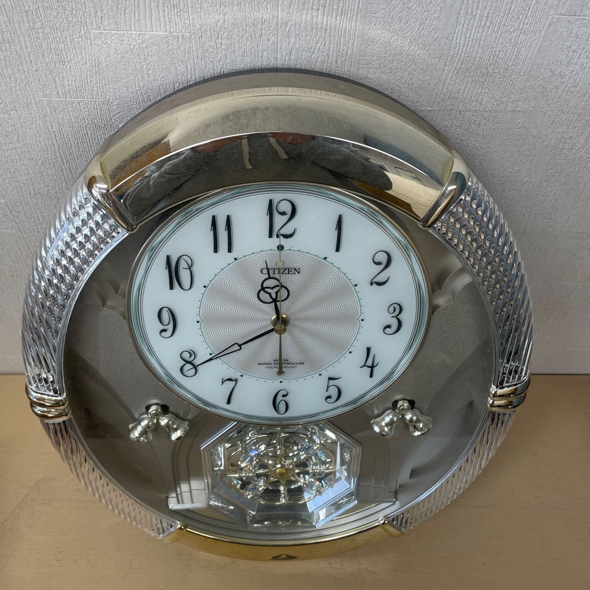 CITIZEN シチズン 電波時計 壁掛け時計 電波 4MN430-0 6曲 リズム時計