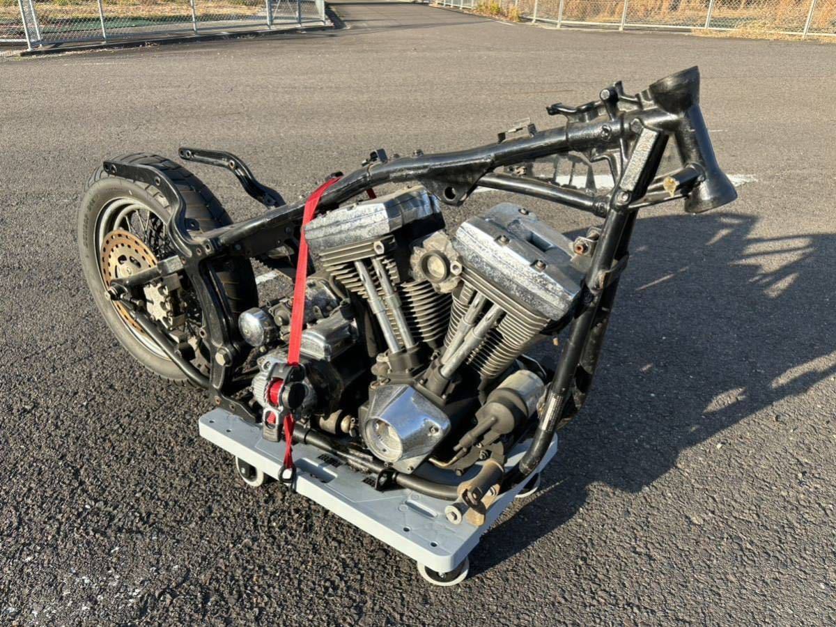 ハーレー エボリューション 書類有り ジャンク扱い 部品取り フレーム 