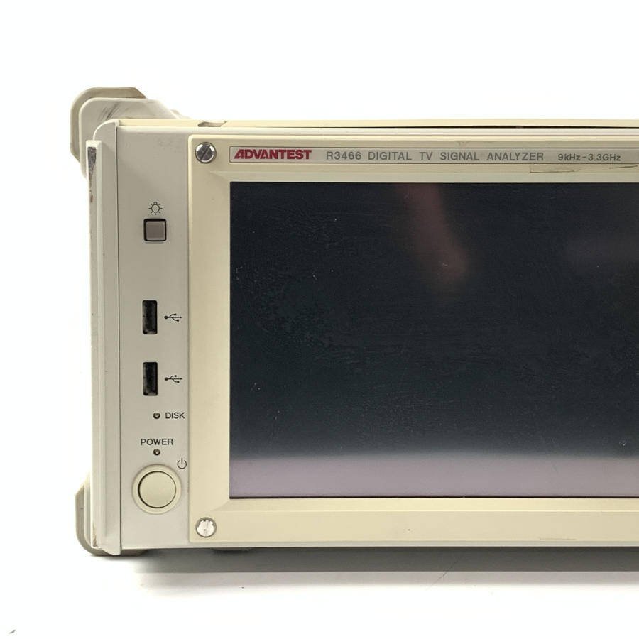 ADVANTEST アドバンテスト R3466 DIGITAL TV SIGNAL ANALYZER 9kHz~3.3GHz 現状品(電気計測 ...