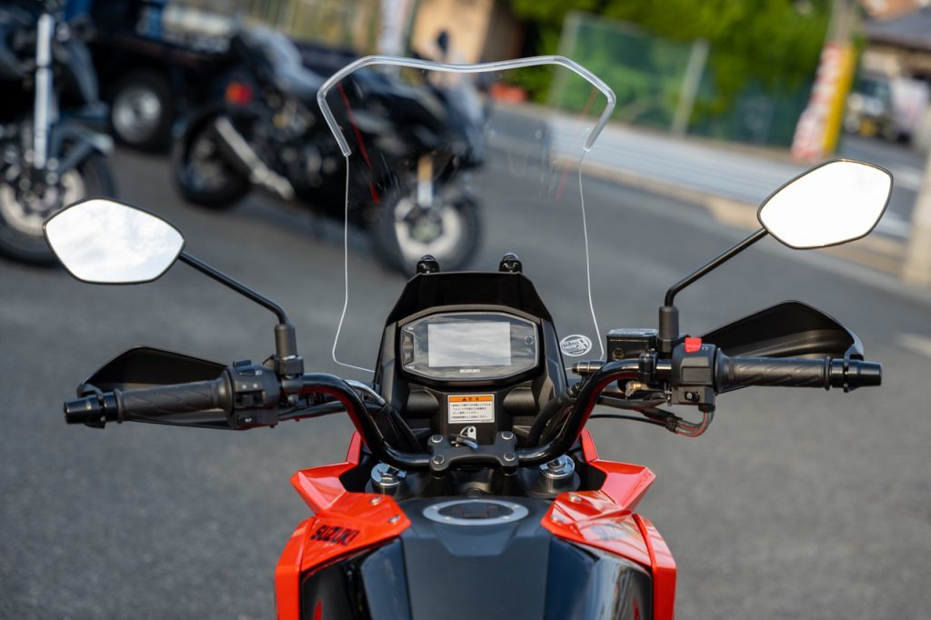 AERO GEARエアロギア　スズキVストローム２５０ＳＸ専用　エアロロングスクリーン　クリア　ＡＧ－ＳＸ０１_5