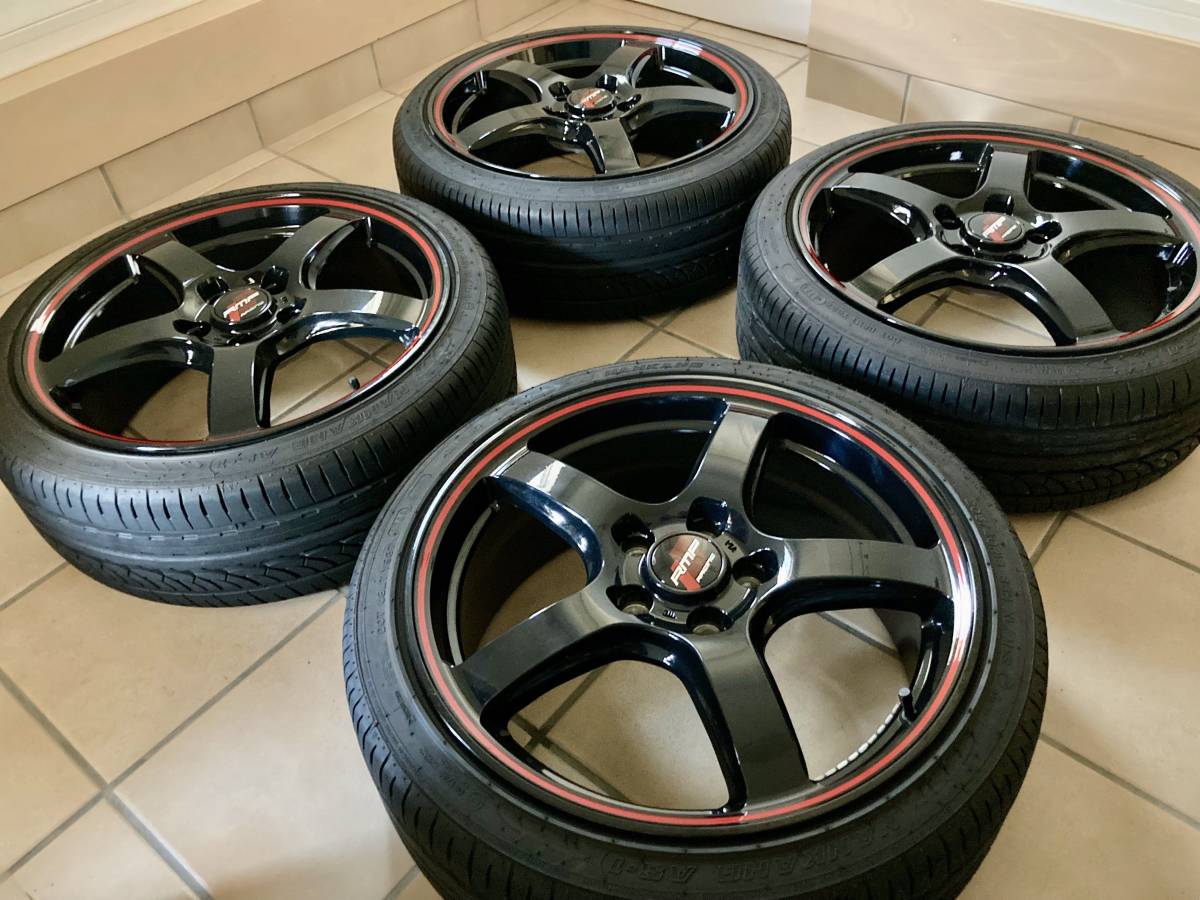 ホイール&タイヤ 4本セット RMP RACING R50 18インチ 7.5j PCD112 5穴 