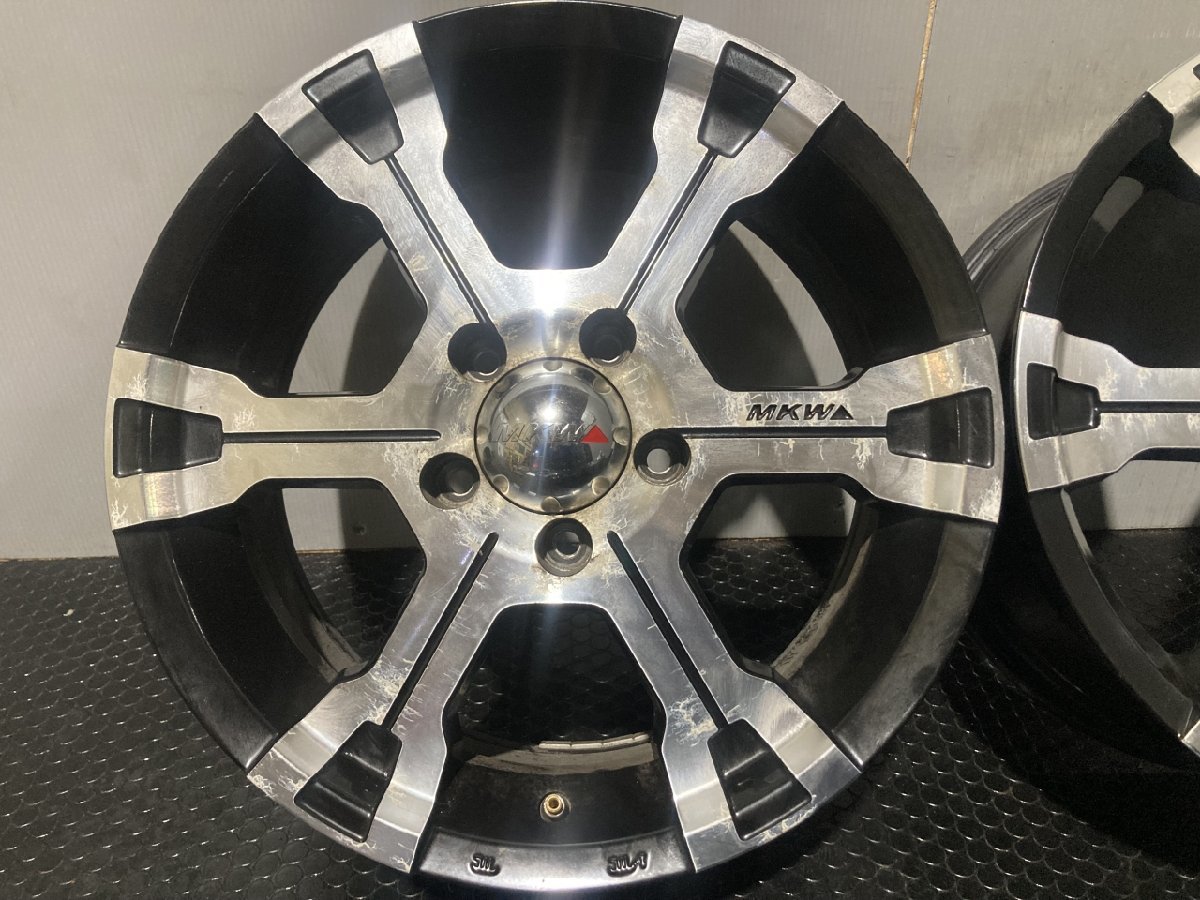 MKW MK-36 社外ホイール 16インチ 4本 7J5HPCD114.3+42 ブラポリ