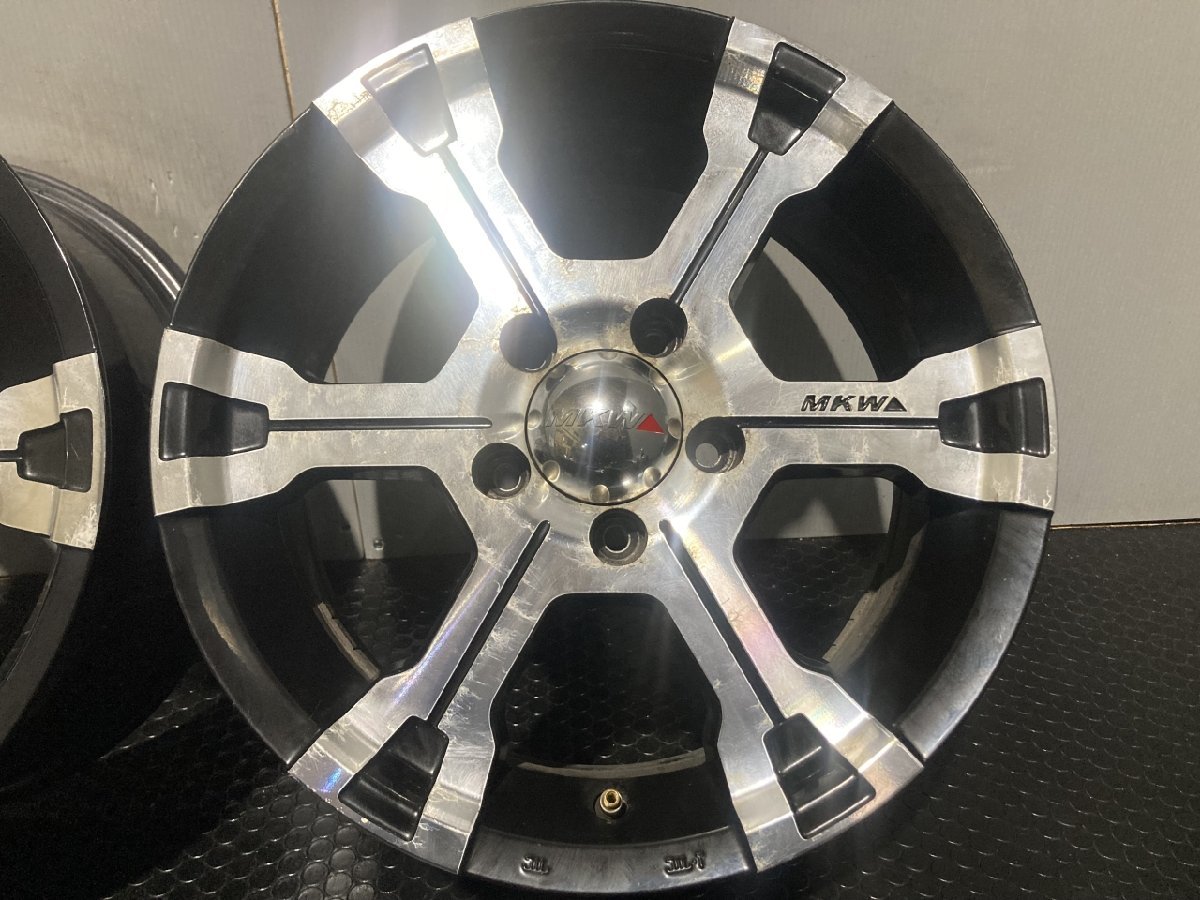 MKW MK-36 社外ホイール 16インチ 4本 7J5HPCD114.3+42 ブラポリ
