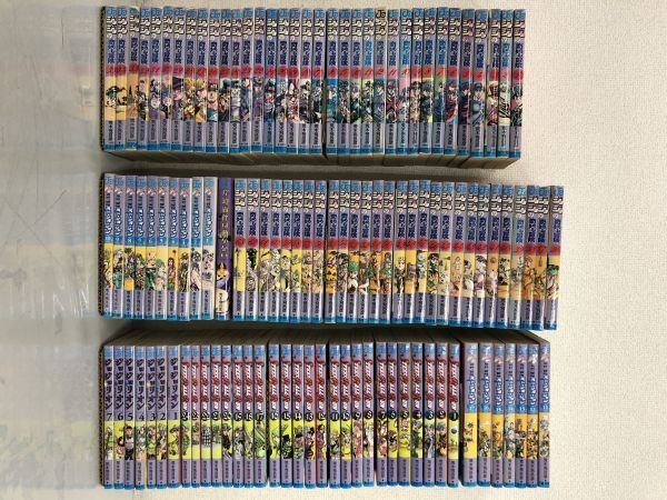 漫画 ジョジョの奇妙な冒険 第1部-第7部 全63+17+24巻 全巻 / 第8部 