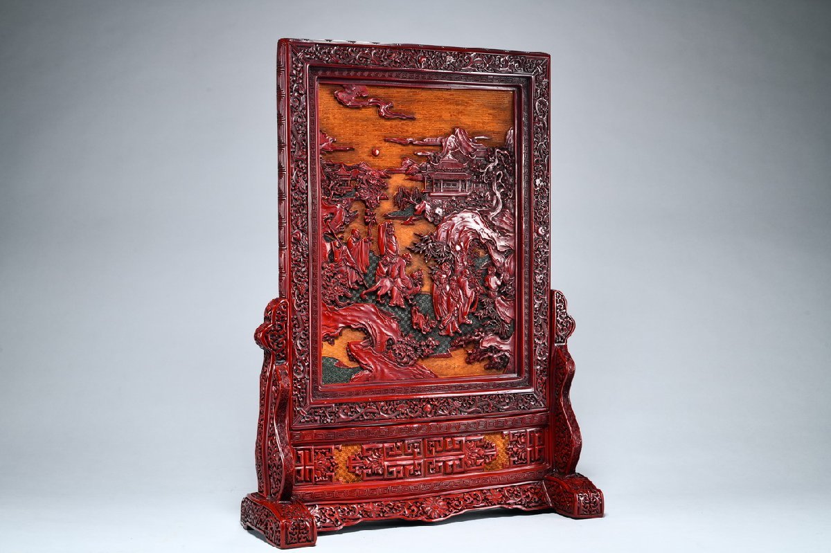 中国骨董　清時代硯 中国硯 龍 骨董品 中国古美術