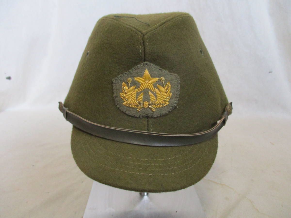 イイイイ. 蔵出し品 大日本帝国陸軍 「近衛師団 将校」 将校用 略帽 稀