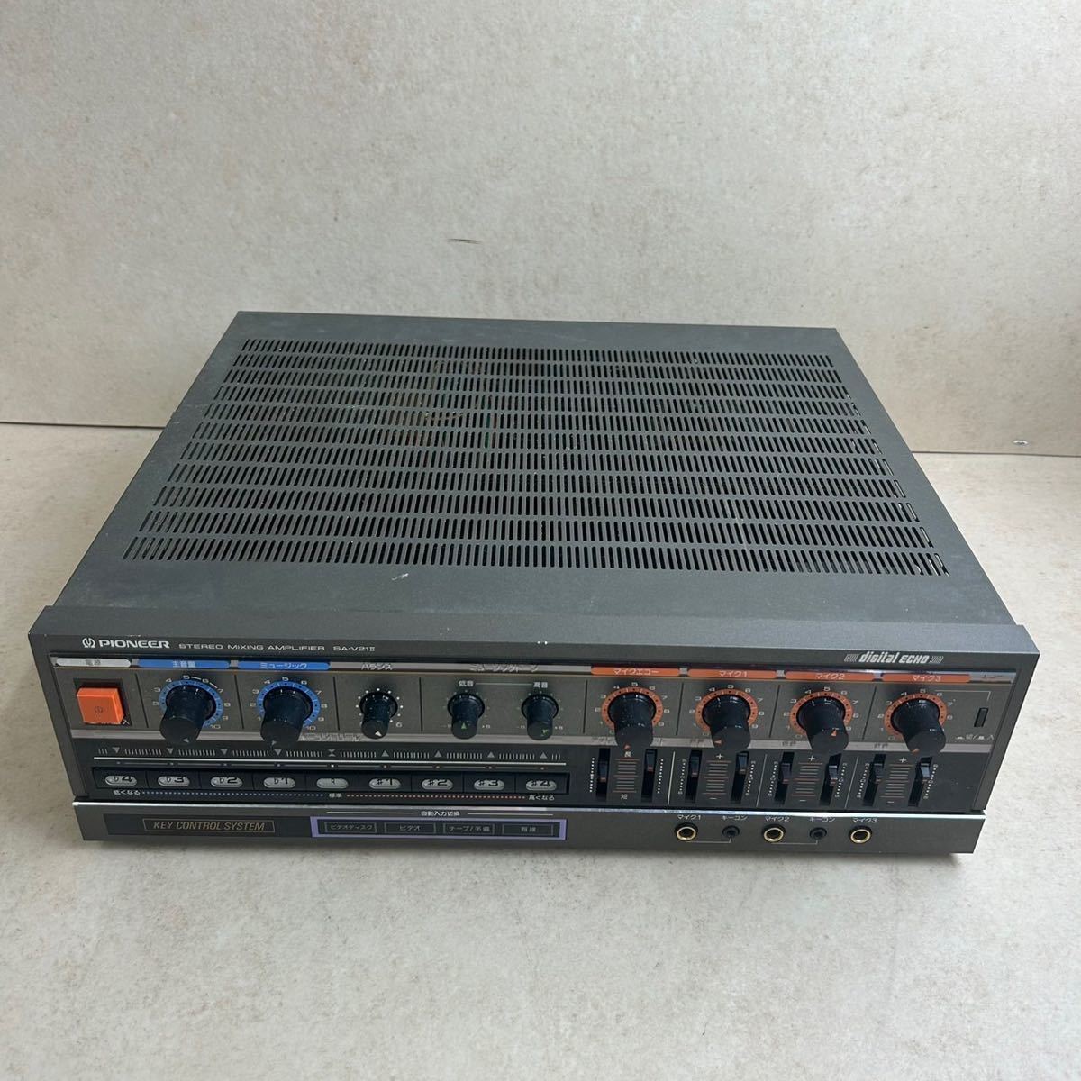 k210621 Pioneer SA-V21 II カラオケアンプ ミキシングアンプ