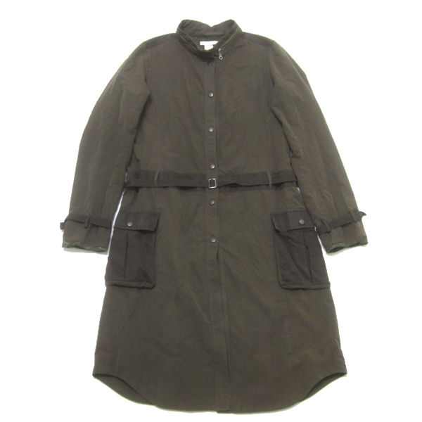 日本製 ナンバー44/0000◇トレンチ風 ロングコート【36】/N