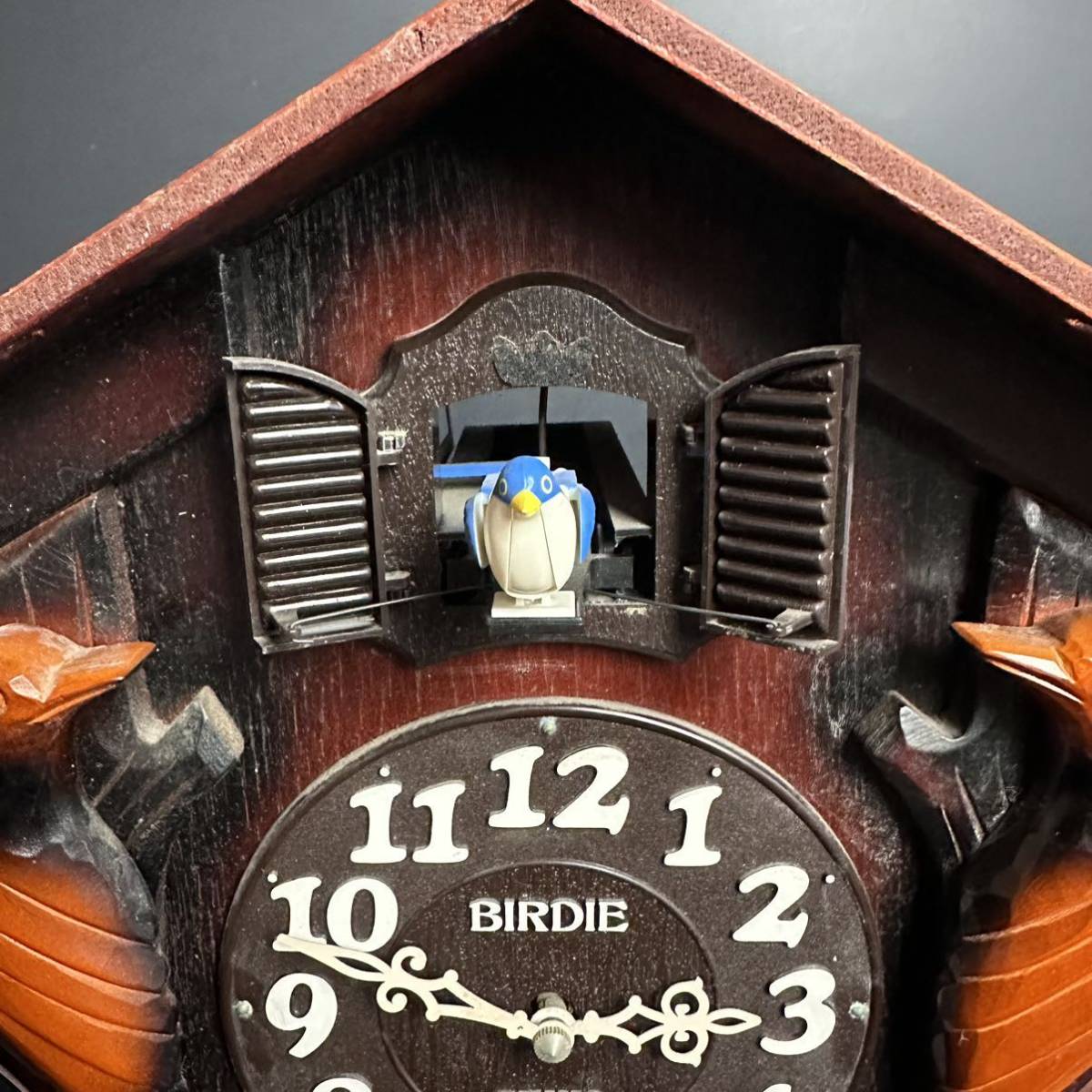 KJ610] SEIKO セイコー BIRDIE 鳩時計 からくり時計 振り子時計 壁掛け