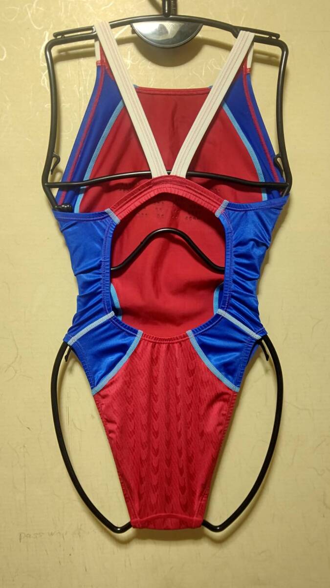 speedoスピード 競泳水着 FASTSKIN FSⅡ Lサイズ ブルー×レッド