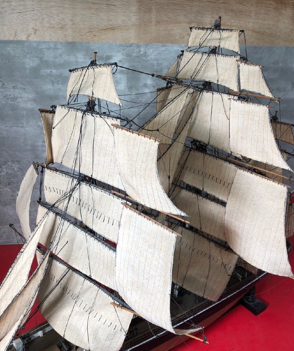 1円～ CUTTY SARK 1869年 帆船 模型 1/80スケール 木製 現状品 全長