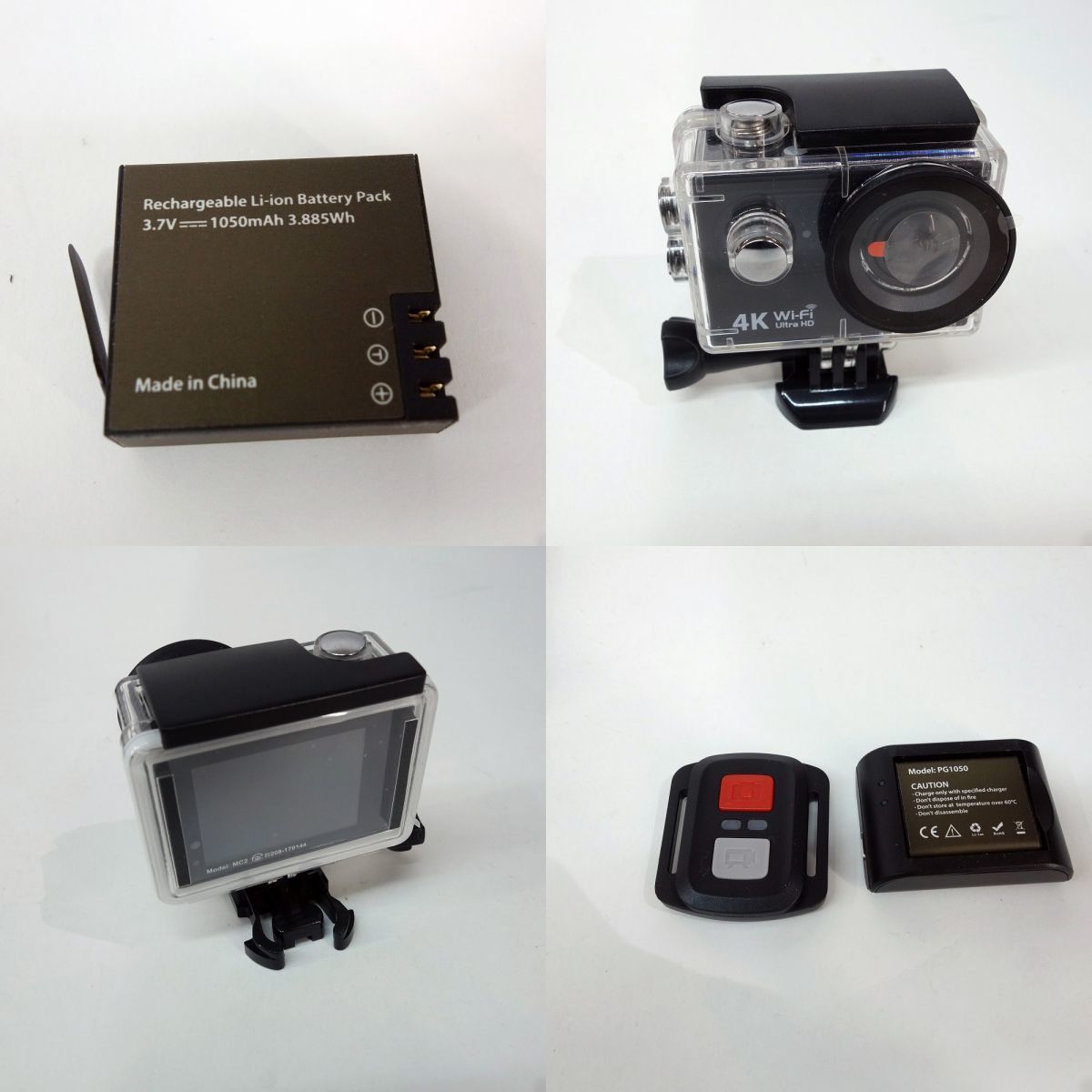 105 MUSON ムソン 4K Wi-Fi アクションカメラ MC2 Pro2 ※中古 【公式通販】