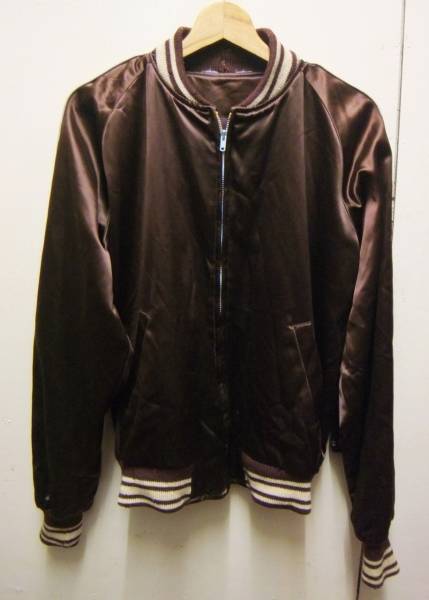 ヴィンテージ 50's サテン スタジャン TALON ZIP クリームソーダ
