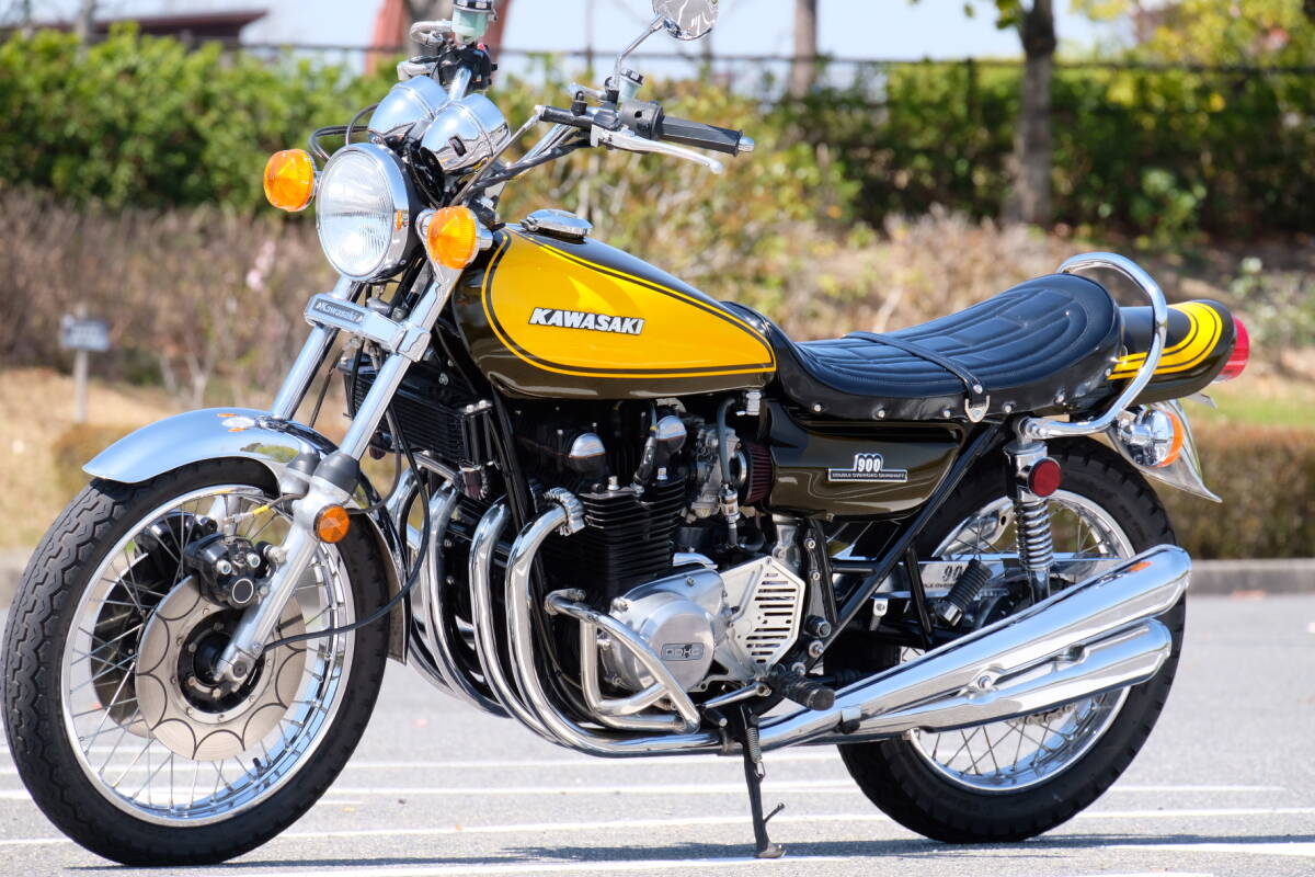 【漢の憧れ！極上イエローボール！】Kawasaki Z1 希少カラー イエローボール 1975年式 カスタム Z1 Z2 KZ1000MK2_2