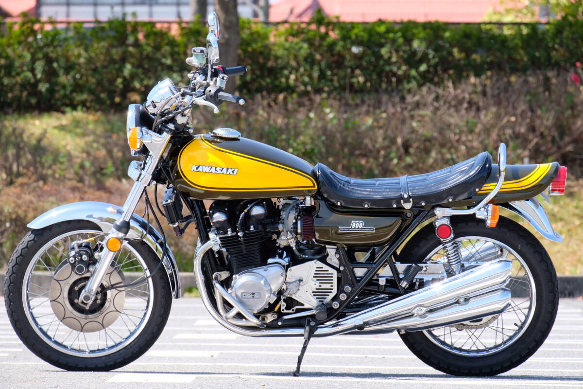 【漢の憧れ！極上イエローボール！】Kawasaki Z1 希少カラー イエローボール 1975年式 カスタム Z1 Z2 KZ1000MK2_3
