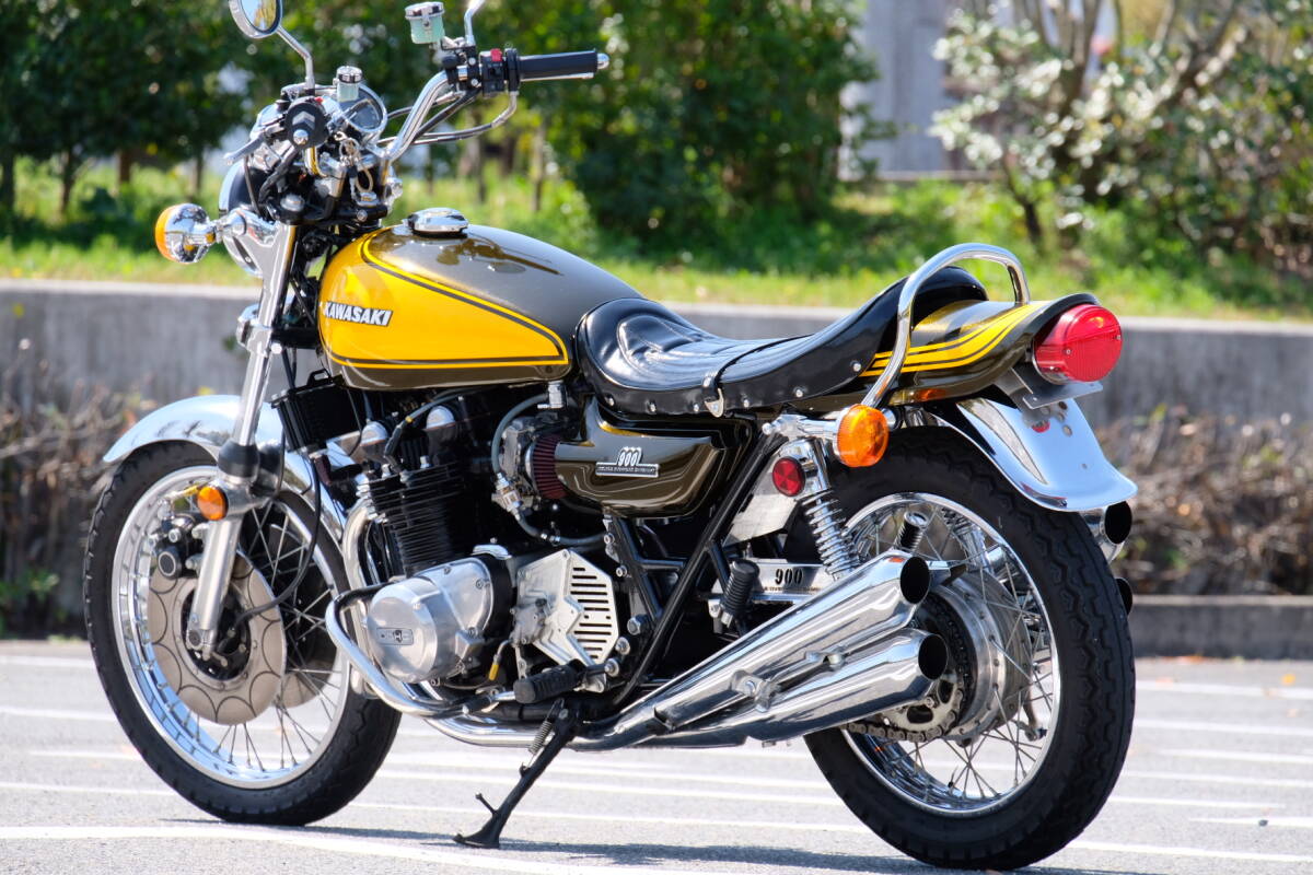 【漢の憧れ！極上イエローボール！】Kawasaki Z1 希少カラー イエローボール 1975年式 カスタム Z1 Z2 KZ1000MK2_4