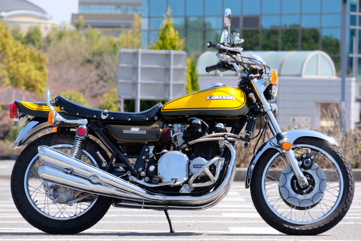 【漢の憧れ！極上イエローボール！】Kawasaki Z1 希少カラー イエローボール 1975年式 カスタム Z1 Z2 KZ1000MK2_6