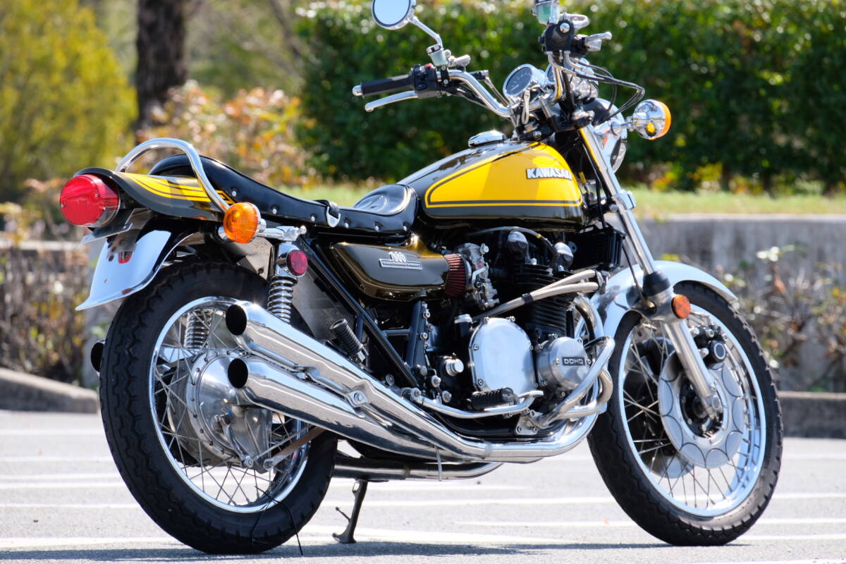 【漢の憧れ！極上イエローボール！】Kawasaki Z1 希少カラー イエローボール 1975年式 カスタム Z1 Z2 KZ1000MK2_7