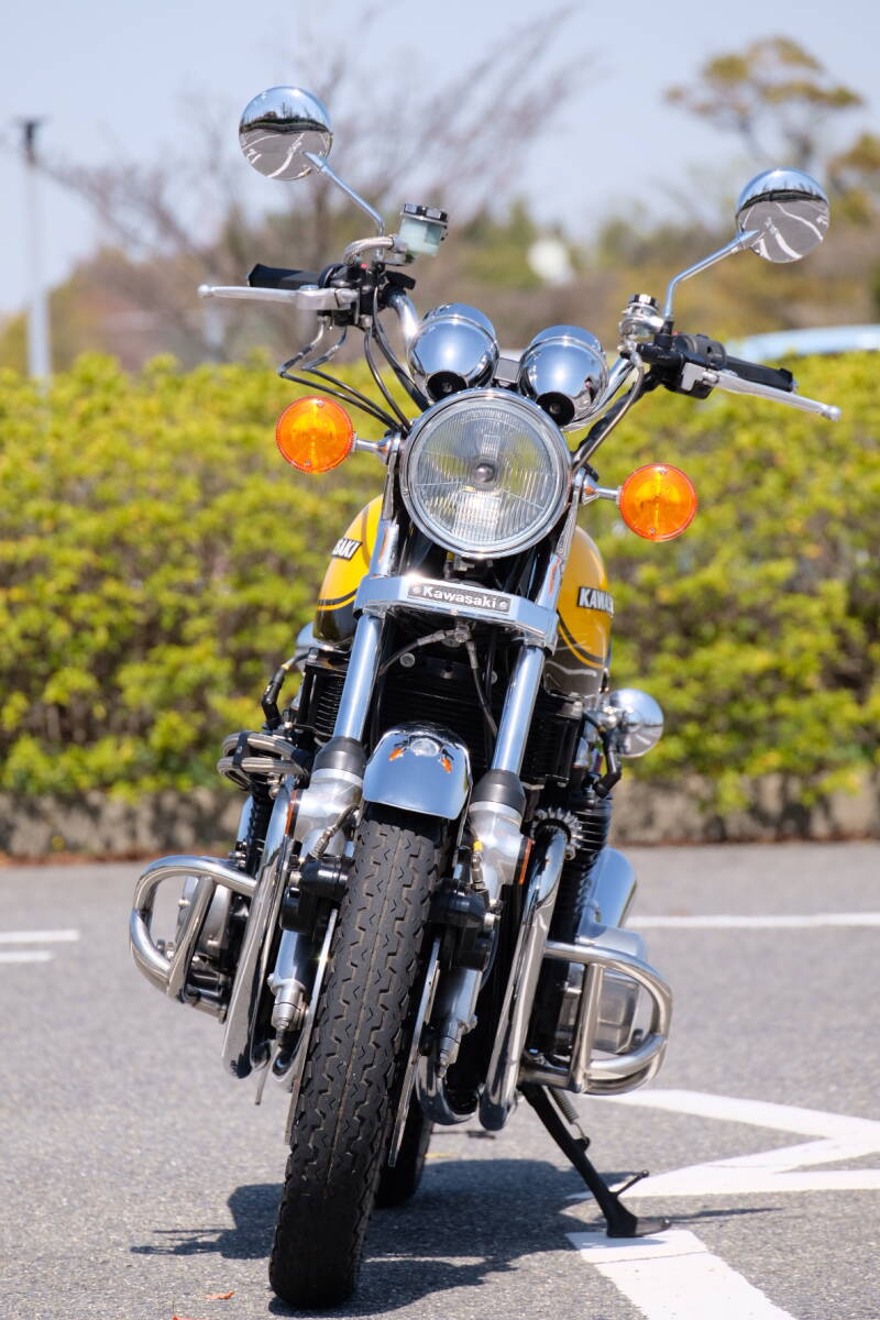 【漢の憧れ！極上イエローボール！】Kawasaki Z1 希少カラー イエローボール 1975年式 カスタム Z1 Z2 KZ1000MK2_9