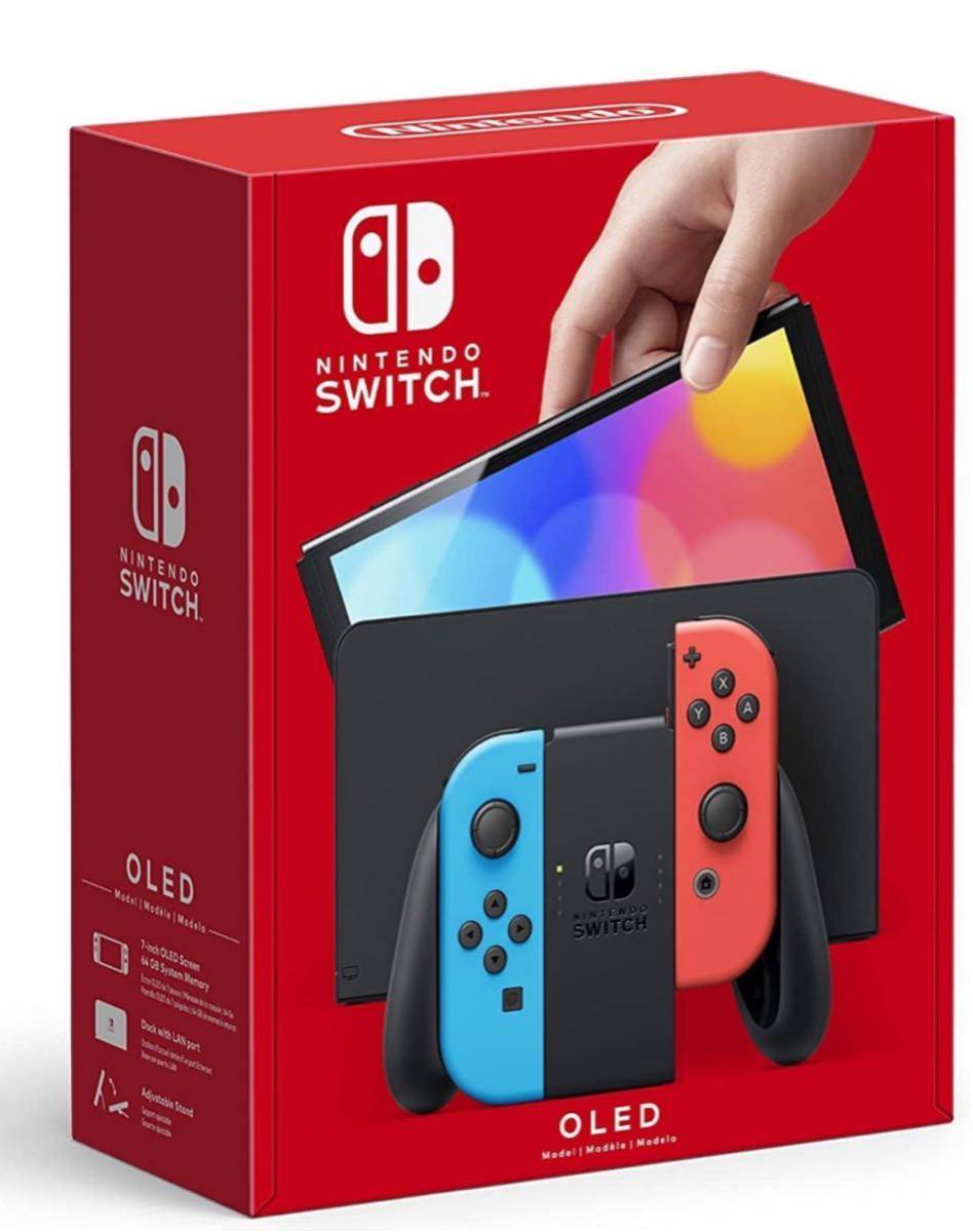 任天堂 Nintendo Switch(有機ELモデル) Joy-Con(L) ネオンブルー/(R) ネオンレッド_1