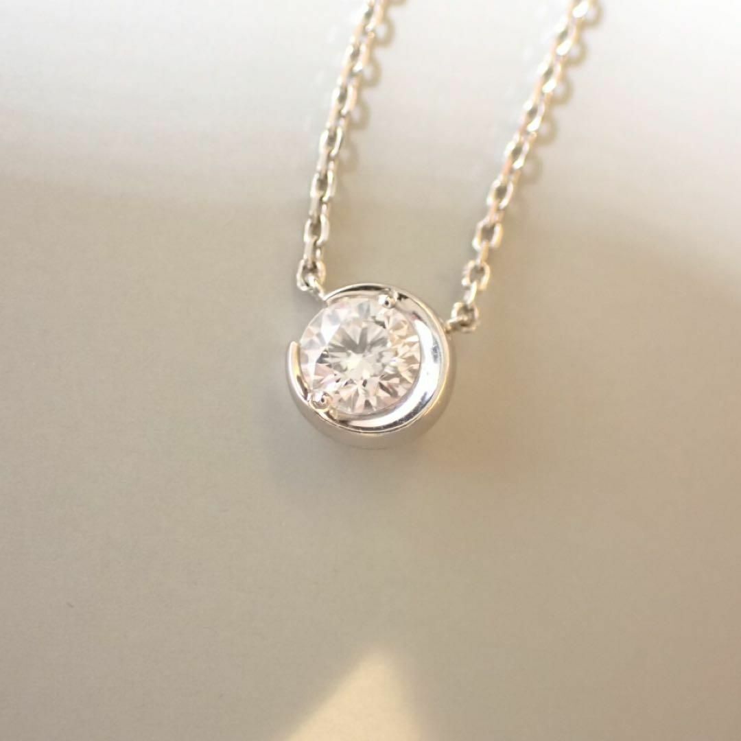 スタージュエリー　ムーンセッティング　ネックレス　pt950_1