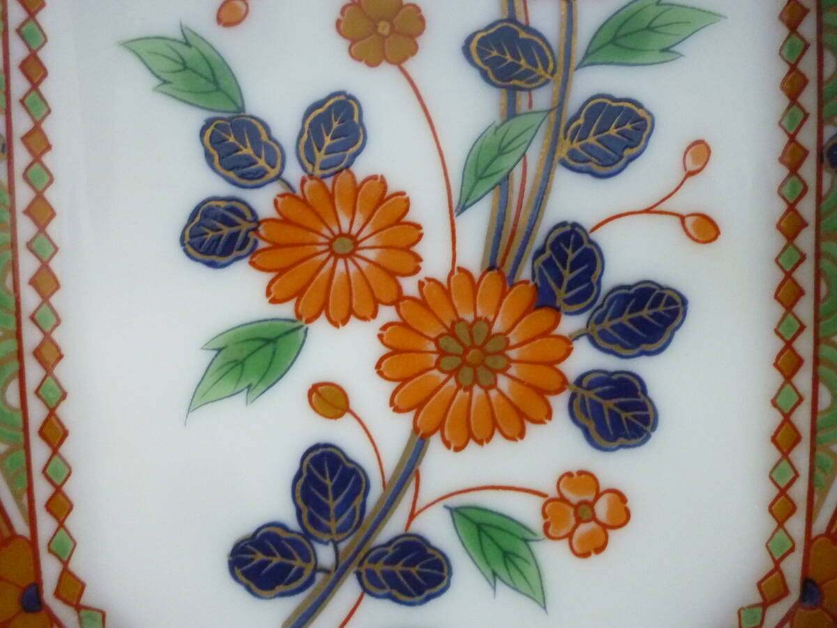 ▽前畑陶器 庫山窯 羽子板型 十二単衣 突き出し揃 盛り皿 5枚セット 幅