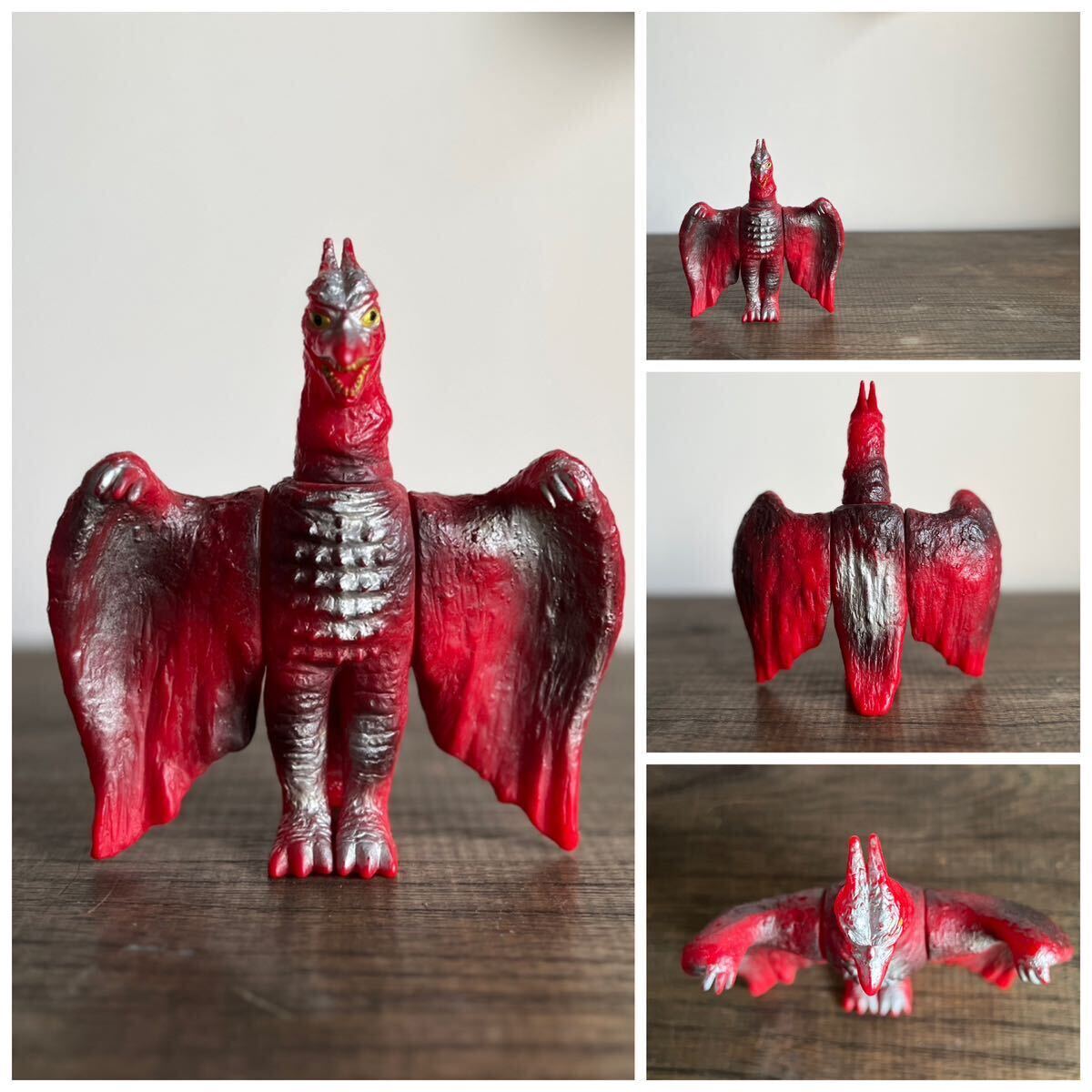 当時物 ポピー キングザウルスシリーズ 足型怪獣 ラドン ソフビ 検