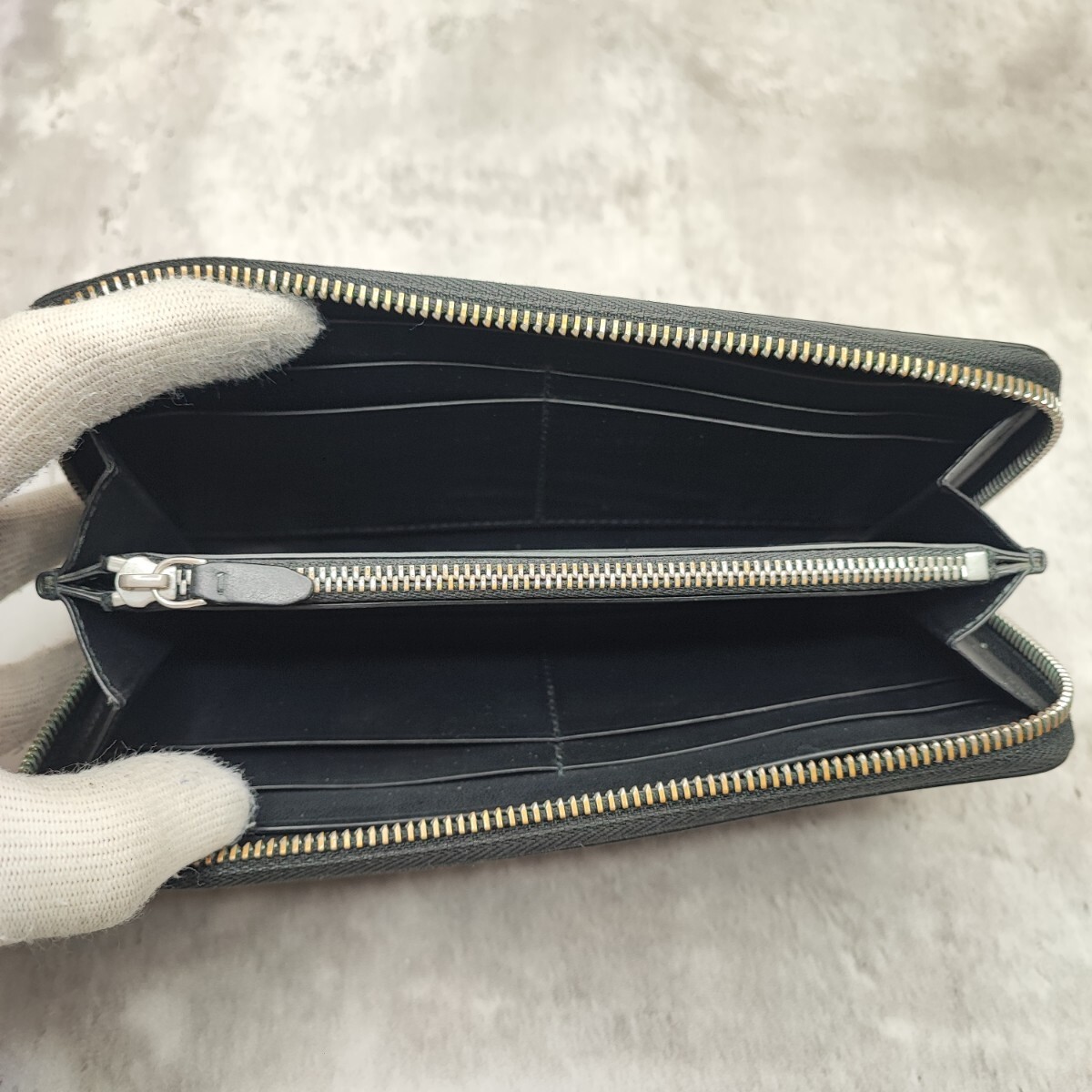 超希少/美品○dunhill ダンヒル メンズ 長財布 シグネチャー ジップ