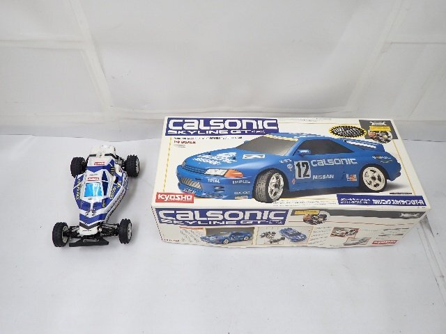 京商カルソニックスカイライン　エンジンラジコン未走行 KYOSHO 京商 STINGER MKII + カルソニック スカイライン GT-R 1/8