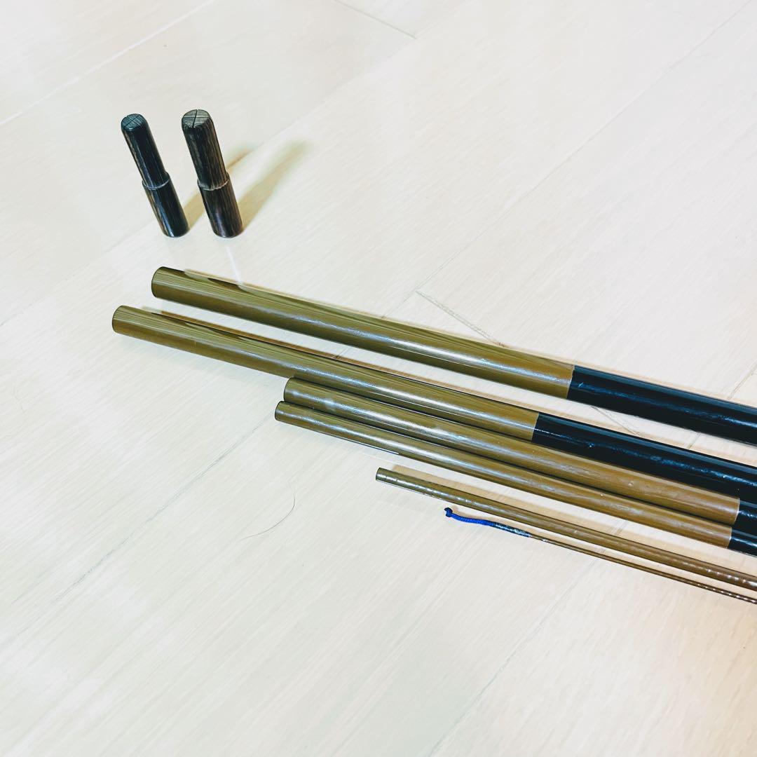 【美品】シマノ SHIMANO へら竿 ヘラブナ竿 飛天弓 閃光 18尺 十八尺 釣具 釣竿 和竿 フィッシング用品_5