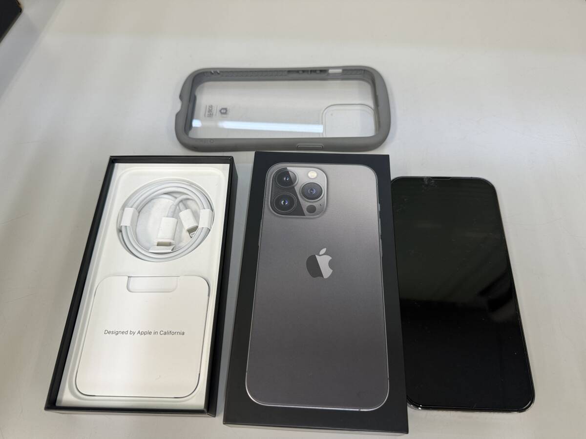 iPhone 13 Pro 512GB グラファイト IFace ケースセット 超美品 