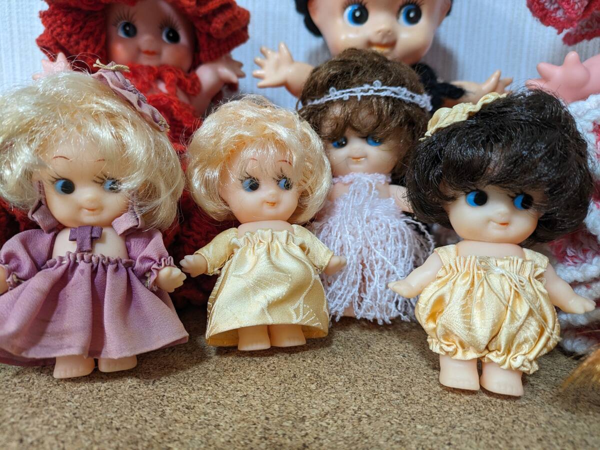 キューピーちゃん 人形 ソフビ 髪の毛のあるキューピー レトロ