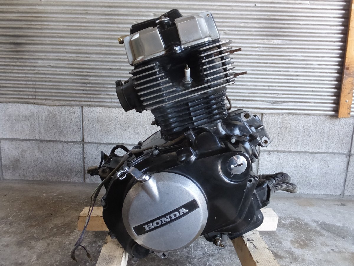CB450N 純正 当時物 実動エンジン 【動画あり】 オイルクーラー付き 6