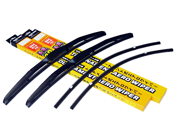 黄 3Dエアロワイパー トヨタ セルシオ 00.8～06.5