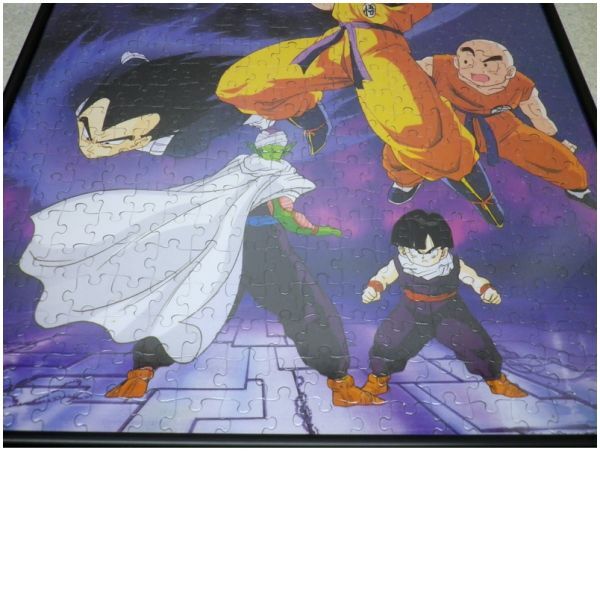 M-1【現状品】当時物希少 ドラゴンボールZ ジグソーパズル完成品「激突