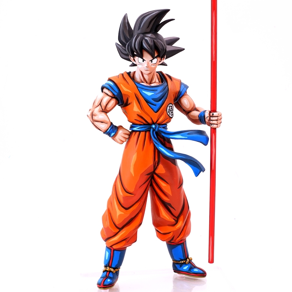 ドラゴンボール 孫悟空 フィギュア フルリペイント 2D 二次元塗装 2