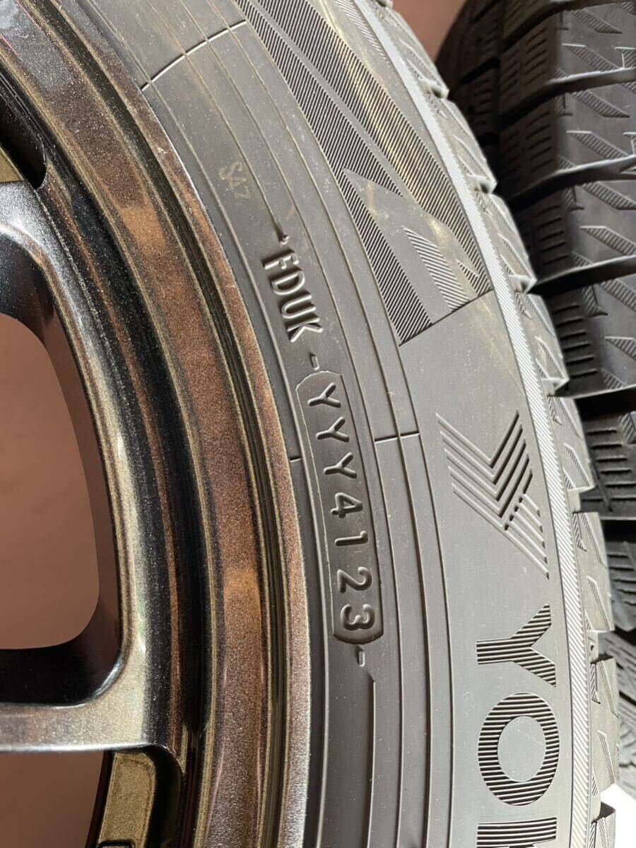 60プリウスに使用 195/60R17 ヨコハマIG70 スタッドレス 4本セット