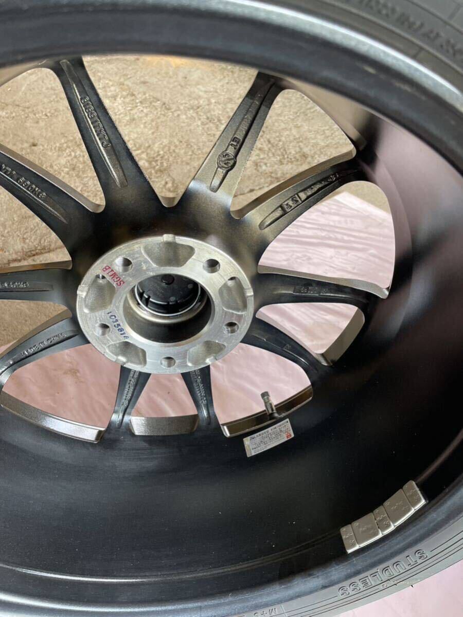 60プリウスに使用 195/60R17 ヨコハマIG70 スタッドレス 4本セット