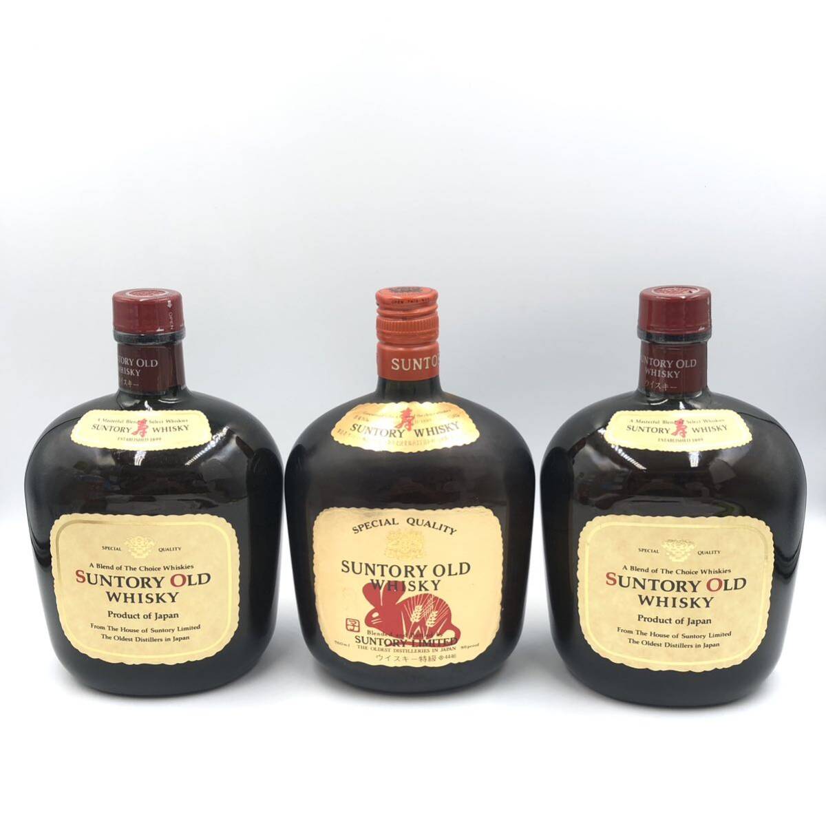 6.7 NG-B3379★未開栓 サントリー オールド ウイスキー 3本まとめ★クール便不可/容量 750〜760ml/アルコール分43%/子/DA3 DD0_1