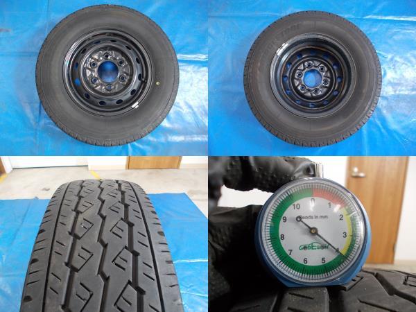 ☆中古☆ボンゴ/バネット□タイヤ□185R14 LT 8PR□ホイール□純正鉄