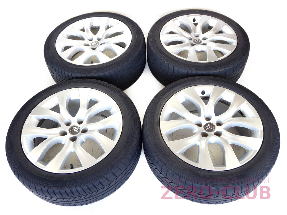 ちゃん シトロエン C5_2 X75F02用/純正 アルミホイール 8.0J-18 +33 5H-108