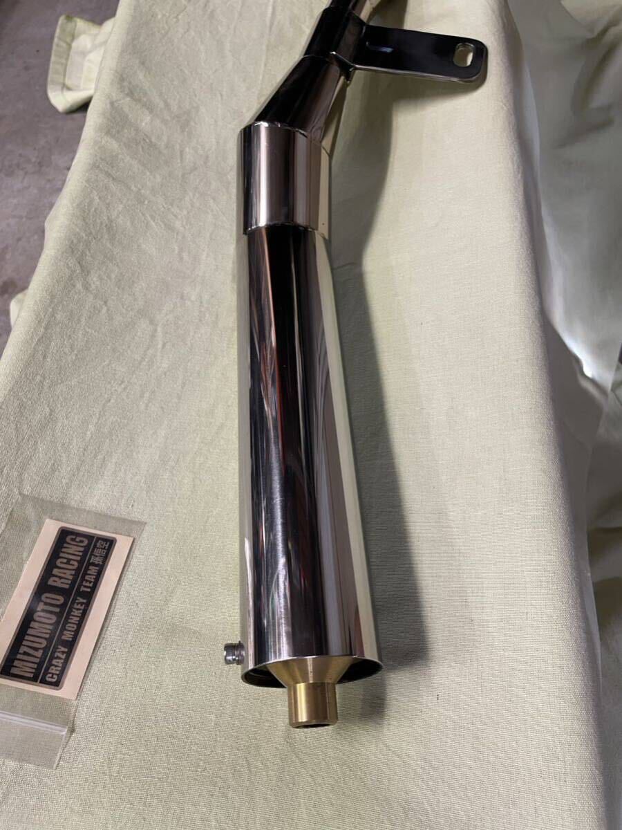 水本レーシング　マフラー　ステッカー&自作バッフル付き　スーパーカブ　c90 c70 c50 モンキー_10