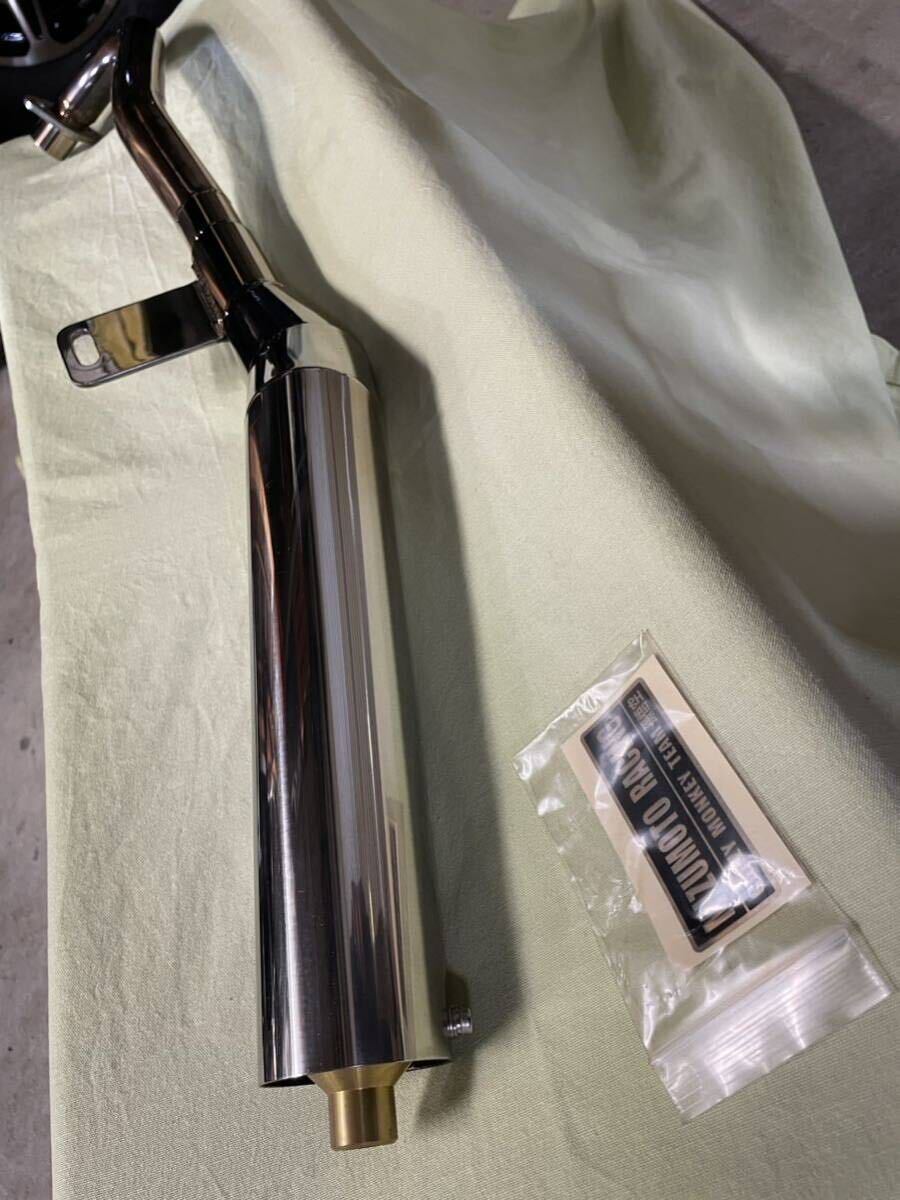 水本レーシング　マフラー　ステッカー&自作バッフル付き　スーパーカブ　c90 c70 c50 モンキー_6