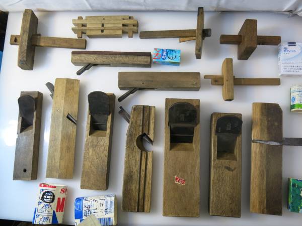 職人の命シリーズ　カンナ9ケとオマケです。　中古　送料無料