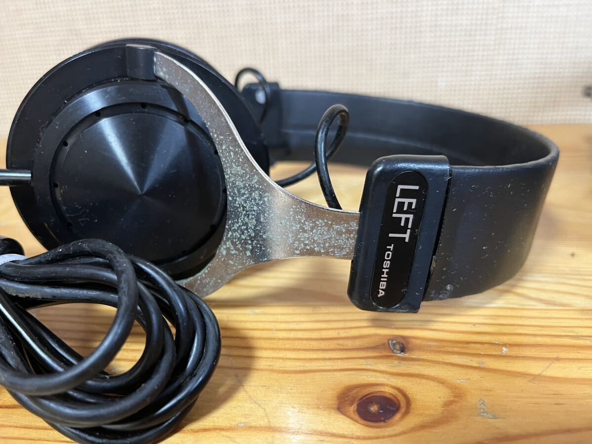 ヘッドホン パイオニア Pioneer TOSHIBA ビンテージ2個セット e110_7