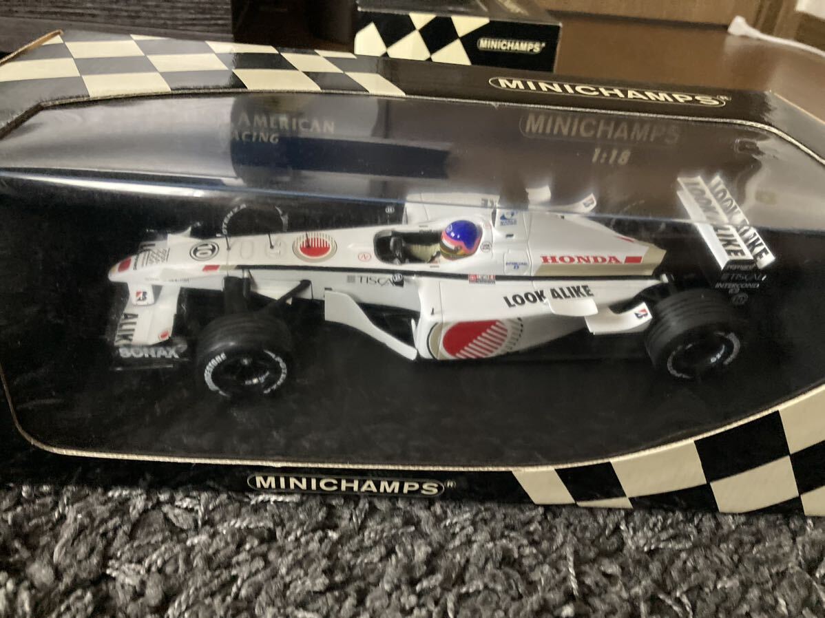 ミニチャンプス BARホンダ 03 2001年 1/18 ジャックビルヌーブ